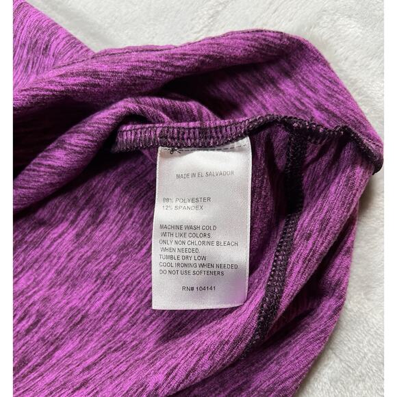 Reebok Womens M Playwarm Performance Cowl Neck Magenta Pullover w Thumbholes - Picture 14 of 16